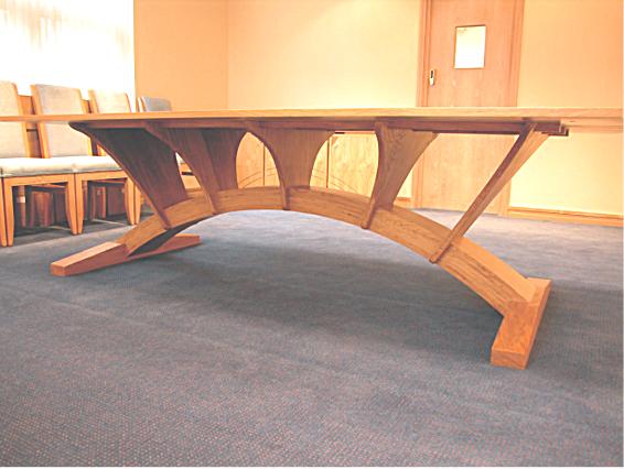 Bridge Table in solid Oak. Click for more details.