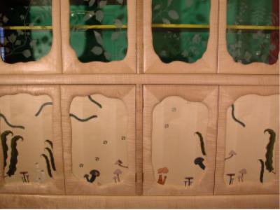 The Selwood Forest Cabinet doors and marquetry