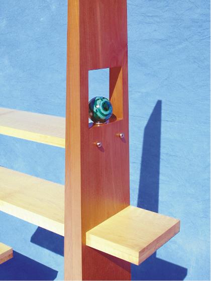Hall Shelving Detail.