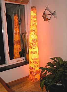 Light Cone in Burr Poplar Veneer