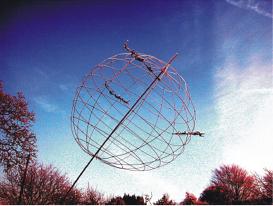 Garden Globe Sculpture by Lucy Strachan.