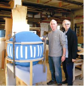 Johnny & Richard with 3ft diameter Sphelix